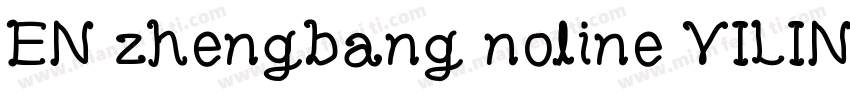 EN zhengbang noline YILIN字体转换